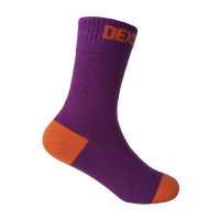 Купить Водонепроницаемые носки детские DexShell Ultra Thin Children Socks M (18-20 см), пурпурный, DS543POM арт. DS543POM